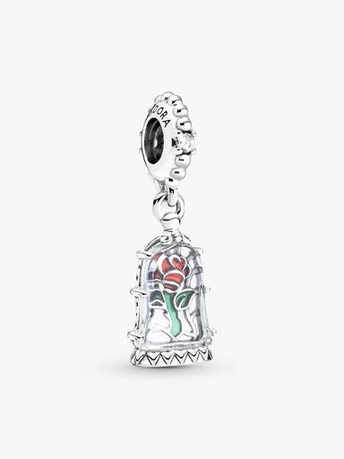 Disney Die Schöne und das Biest Verzauberte Rose Charm-Anhänger