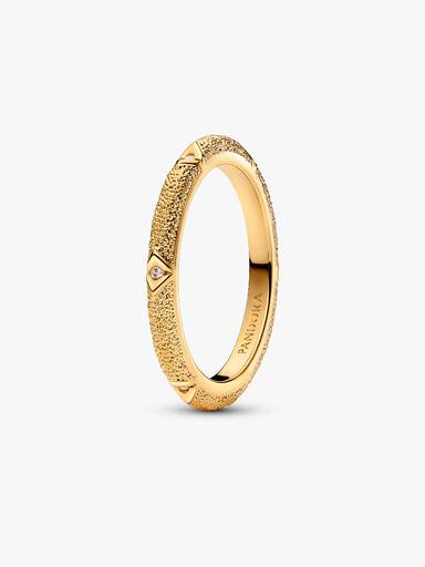Pandora ME Struktur & Steine Ring