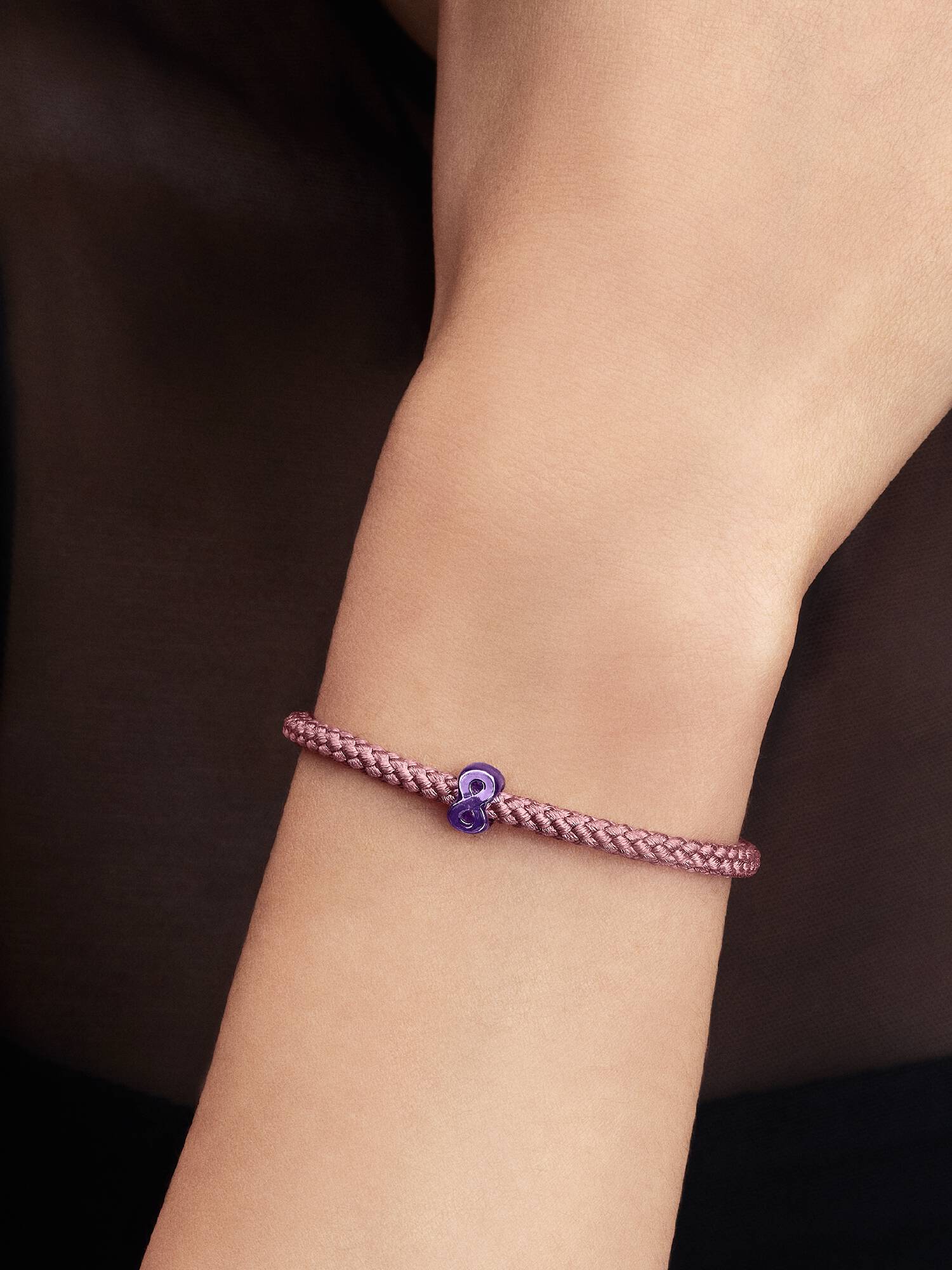 Violettes Unendlichkeits-Mini-Charm