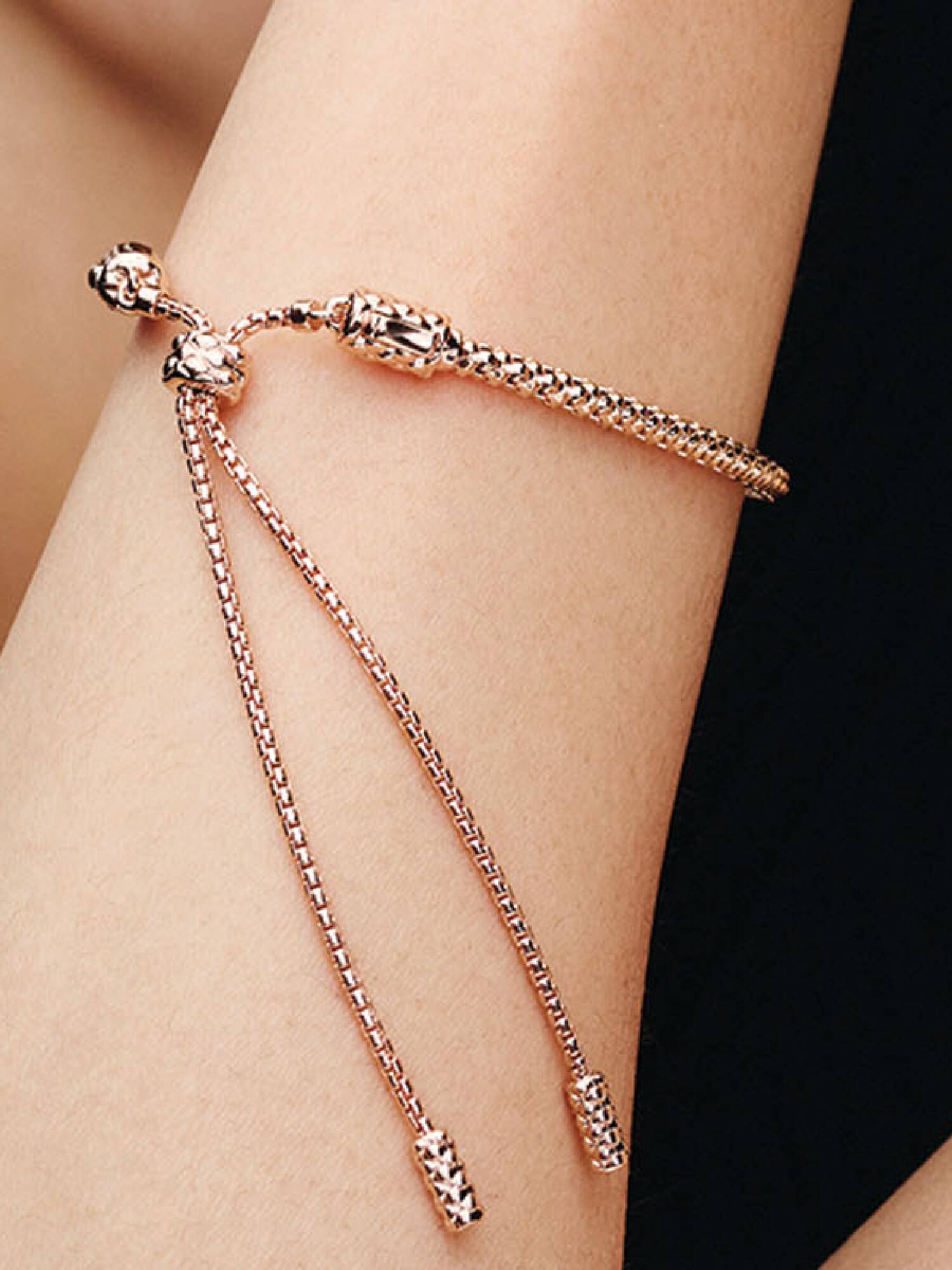 Schiebeverschluss-Nietenarmband