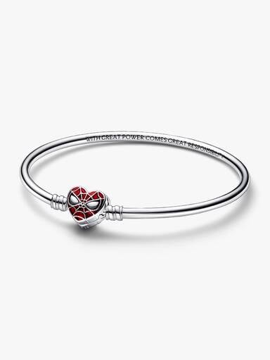 Pandora Moments Marvel Spider-Man Maske Kugelverschluss Armreif
