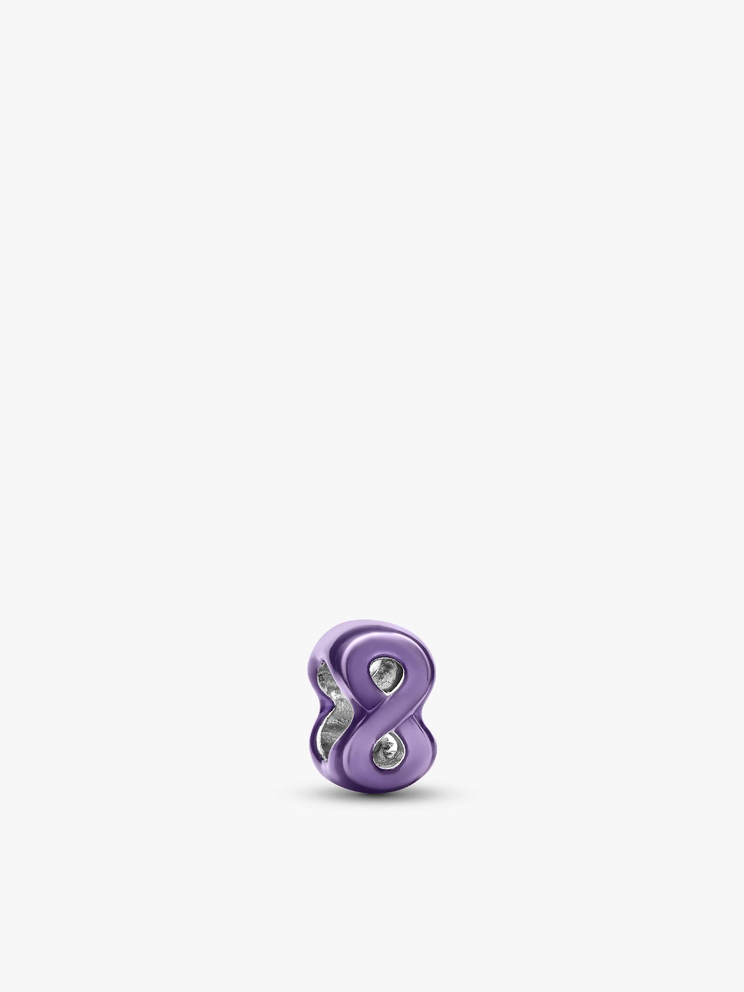 Violettes Unendlichkeits-Mini-Charm