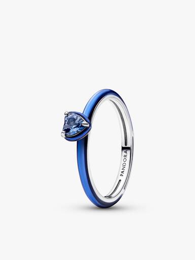 Buntes Chakra Herz Ring-Set