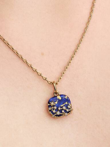Himmelblaues Sternbild Charm-Anhänger