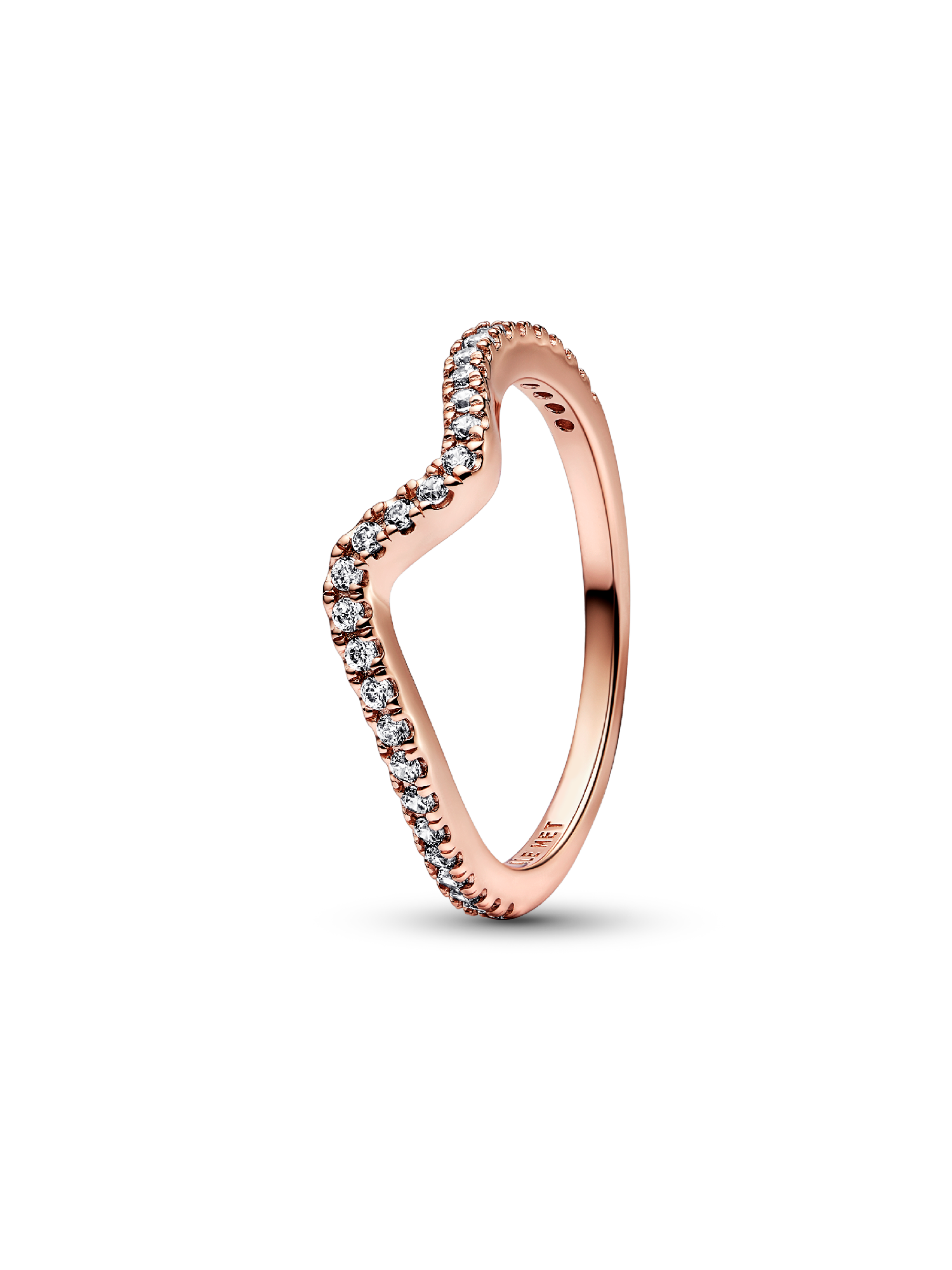 Funkelnde Welle Ring