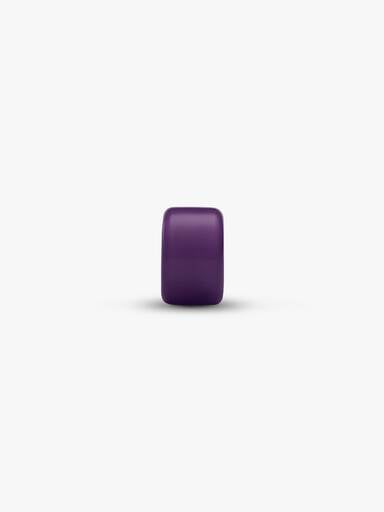 Violettes Murano-Glas Mini-Charm