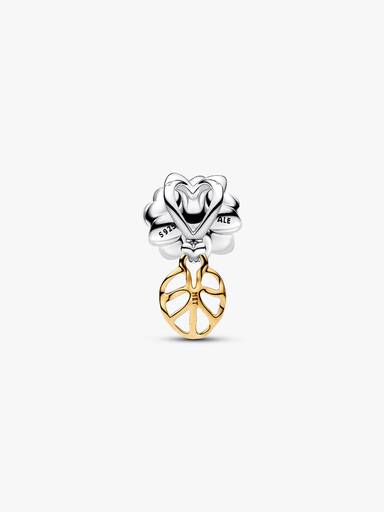 Disney Prinzessin Tiana Seerose mit im Labor gezüchtetem Diamant Charm