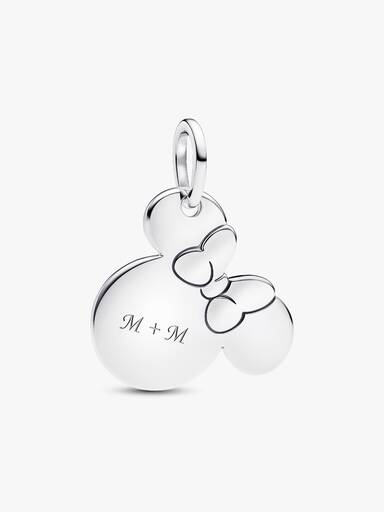 Disney Minnie Maus Gravierbarer Charm-Anhänger