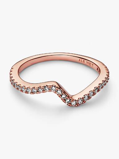 Funkelnde Welle Ring