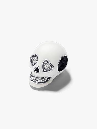 Glow-in-the-dark Funkelnder Totenkopf Charm