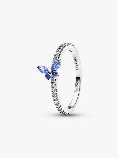 Glitzernder Schmetterling Ring