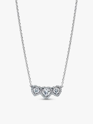 Herztrio Ketten & Ohrring Set