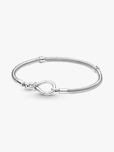 Pandora Moments Unendlichkeitsknoten Schlangen-Gliederarmband