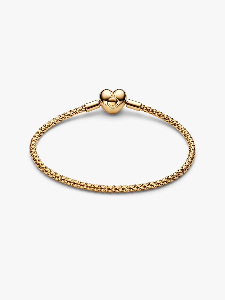 Herzverschluss Gliederarmband mit Nieten