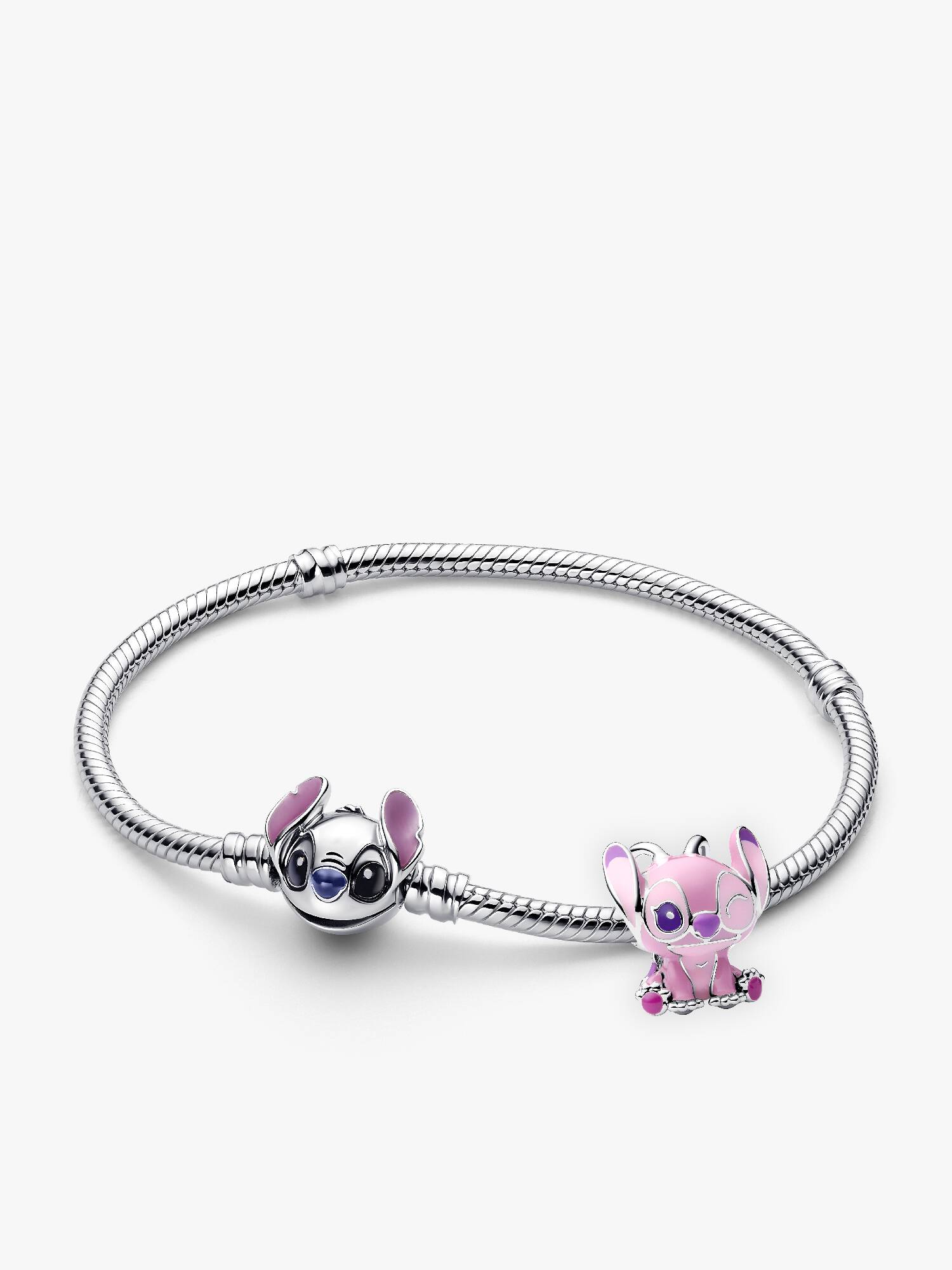 Disney Stitch Armband & Angel Charm Schmuckset