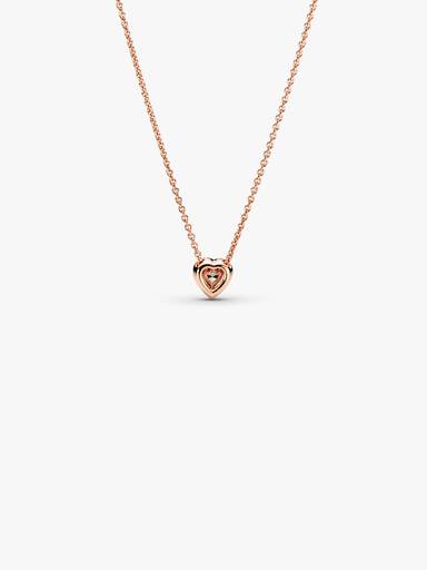 Funkelndes Herz Collier-Halskette