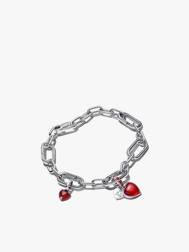 Rotes Herz Charm & Armband Set