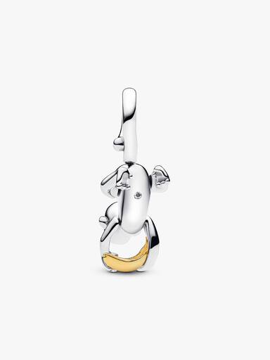 Bicolor Beweglicher Affe Charm-Anhänger