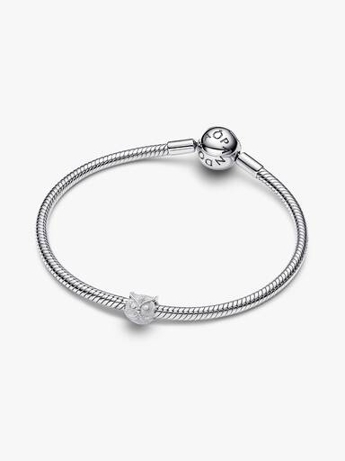 Strukturierte Eule Mini-Charm