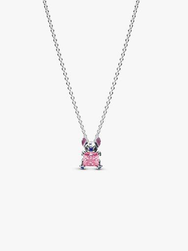 Disney Stitch Rosafarbene Collier-Halskette