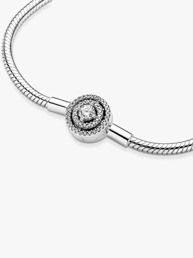 Pandora Moments Strahlenkranz Schlangen-Gliederarmband