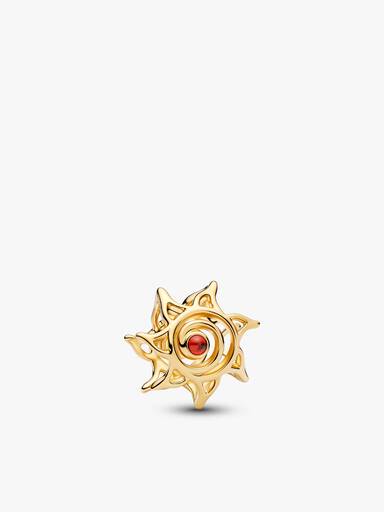 Schmuckset Sonne und blauer Clip Charm-Armband