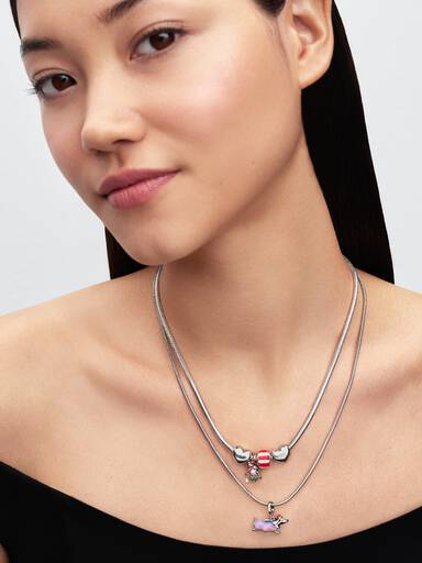 Weihnachts-Dackel Charm-Anhänger