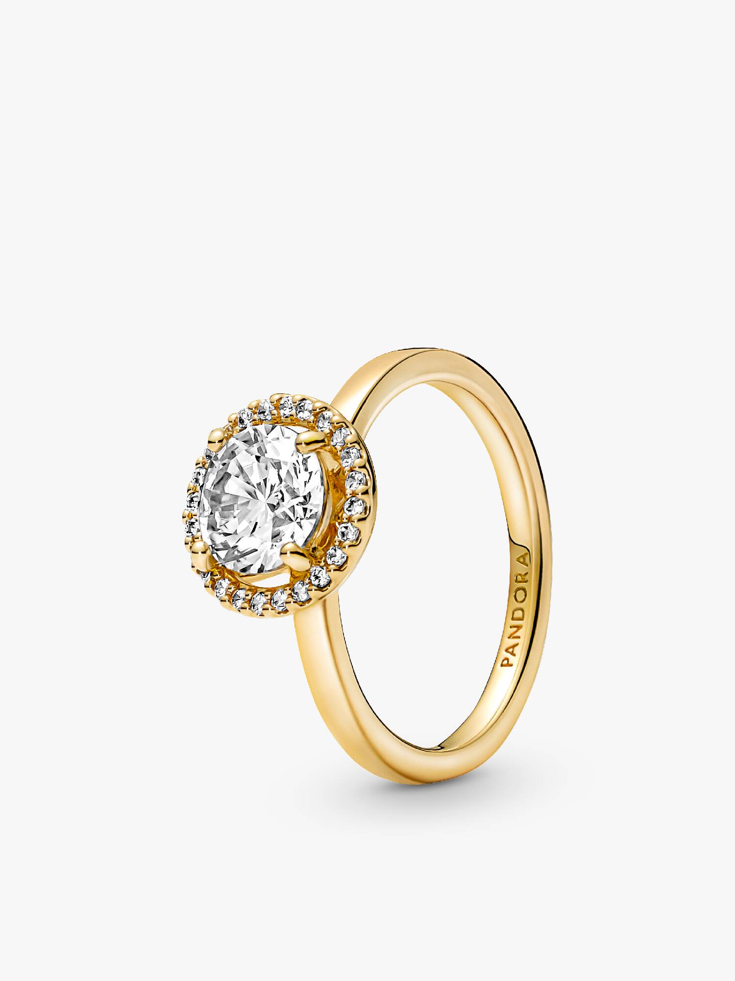 Funkelnder Runder Strahlenkranz Ring