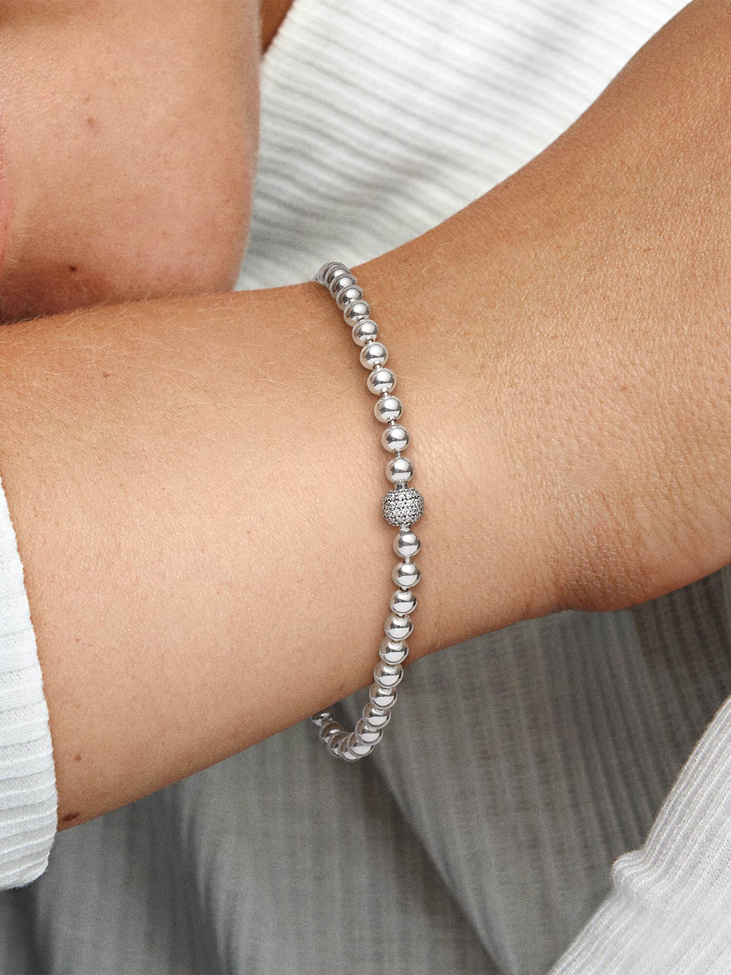 Kugeln & Pavé Armband