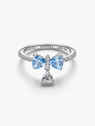 Bridgerton Blaue Schleife Ring
