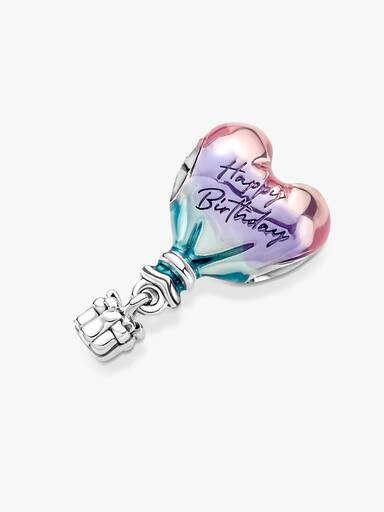 Alles Gute zum Geburtstag Heißluftballon-Charm