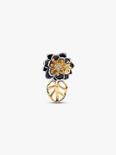 Disney Prinzessin Tiana Seerose mit im Labor gezüchtetem Diamant Charm