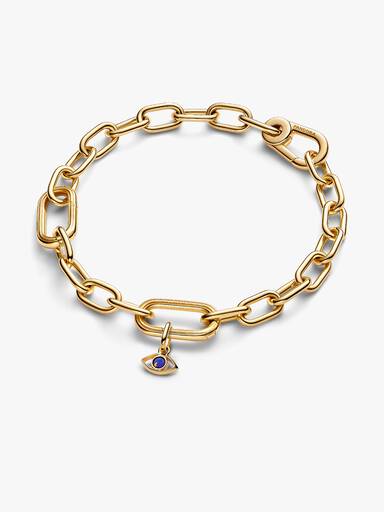 Blauer Evil Eye Mini-Charm-Anhänger