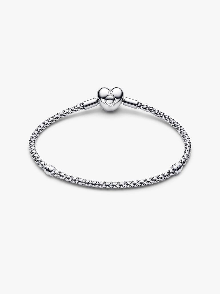 Herzverschluss Gliederarmband mit Nieten