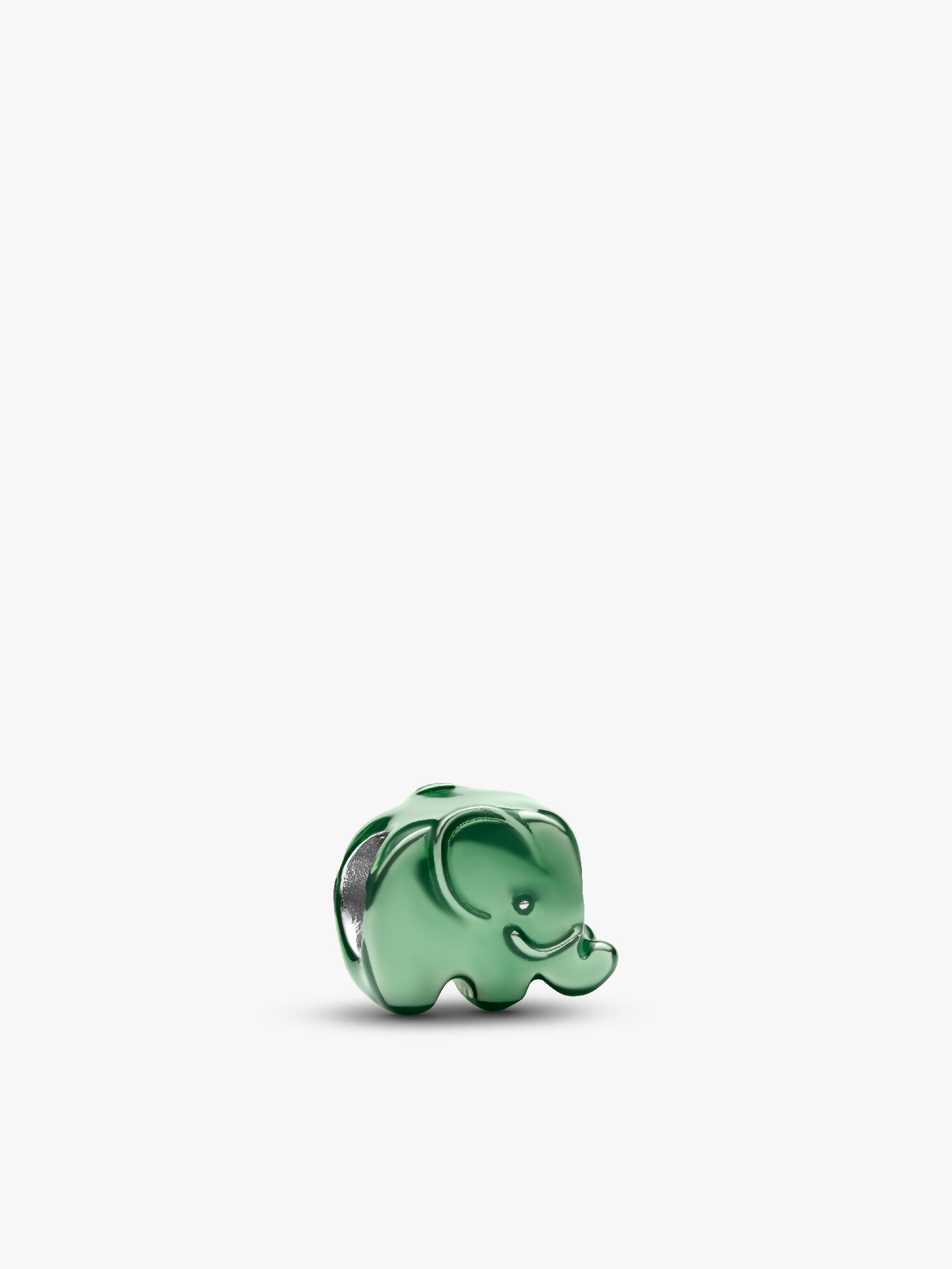Grüner Elefant Mini-Charm