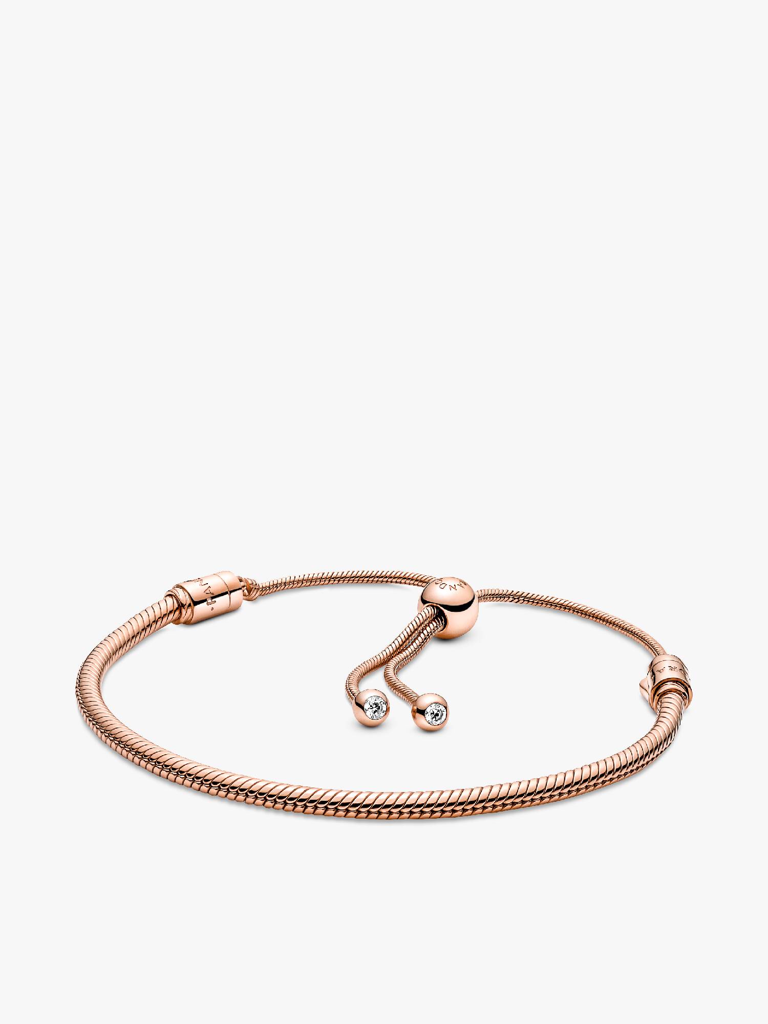 Pandora Moments Schiebeverschluss Schlangen-Gliederarmband