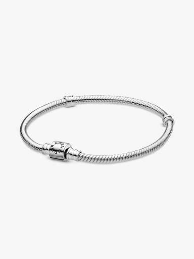 Verspieltes Zylinder-Verschluss Schlangen-Gliederarmband
