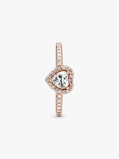 Funkelndes Erhabenes Herz Ring