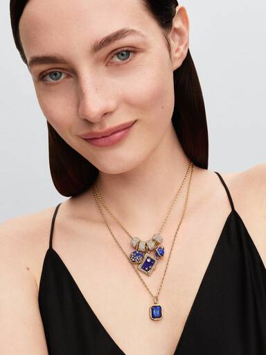 Drehender Himmlischer Blauer Planet Charm-Anhänger