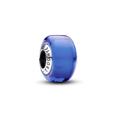 Blaues Murano-Glas Mini-Charm