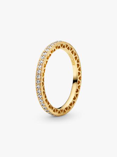 Funkeln und Herzen Ring