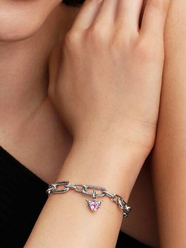 Geflügeltes Herz Mini-Charm-Anhänger