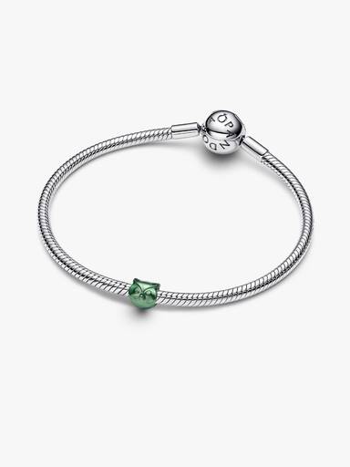 Grüne Eule Mini-Charm