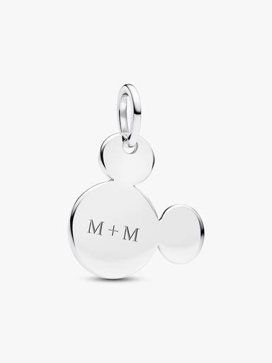 Disney Micky Maus Gravierbarer Charm-Anhänger