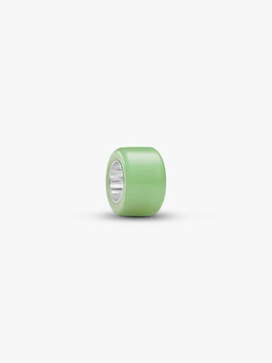 Grüner Murano-Glas Mini-Charm