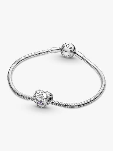 Mum Gänseblümchen Herz Charm