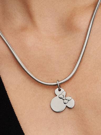Disney Minnie Maus Gravierbarer Charm-Anhänger