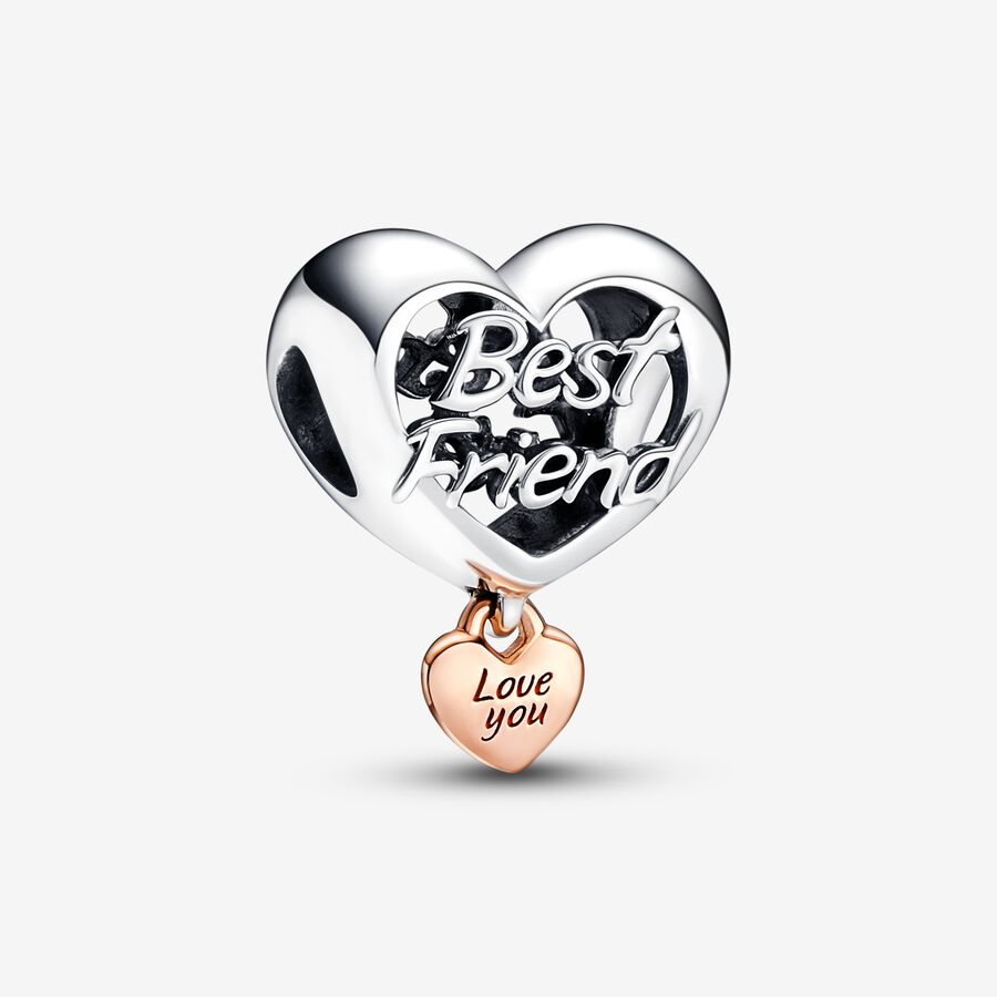 „Love You Best Friend“ Herz-Charm image number 0