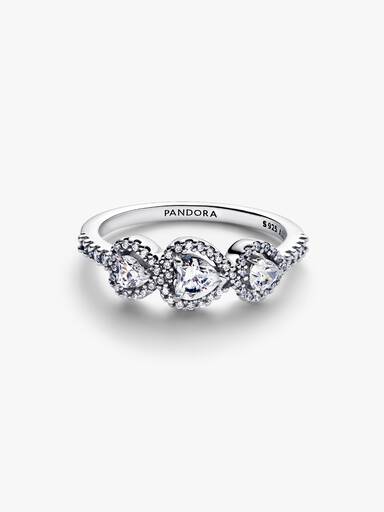 Strahlenkranz Herz Trilogie Ring