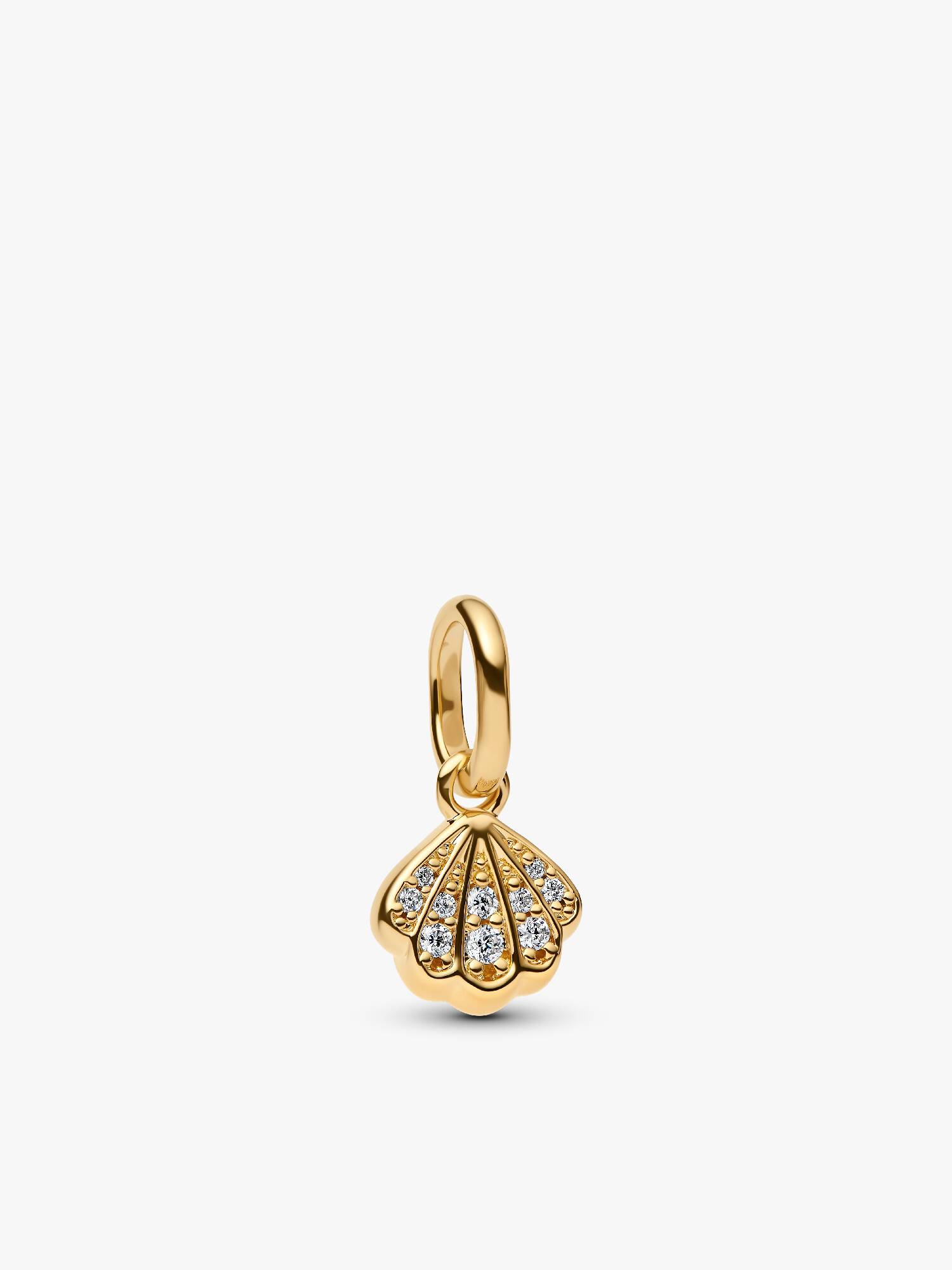 Funkelnde Muschel Mini-Charm-Anhänger